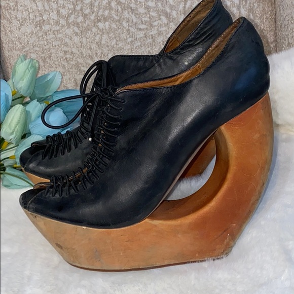 Jeffrey Campbell Shoes - Jeffrey Campbell Havana Rock A Way Lace Up Heels